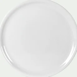 alinea Plat De Service Et Saladier|Assiette*Assiette à pizza en porcelaine qualité hôtelière D30,5cm - Blanc