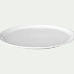 alinea Plat De Service Et Saladier|Assiette*Assiette à pizza en porcelaine qualité hôtelière D30,5cm - Blanc