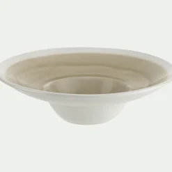 alinea Plat De Service Et Saladier|Assiette*Assiette à risotto en grès D27cm - alpilles Beige