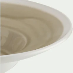 alinea Plat De Service Et Saladier|Assiette*Assiette à risotto en grès D27cm - alpilles Beige