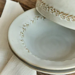 alinea Assiette*Assiette creuse en grès D22,5cm - alpilles Beige