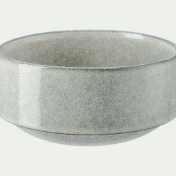 alinea Assiette*Assiette creuse en grès émail réactif D15,5cm - clair Gris