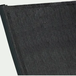 alinea Transat Et Chaise Longue*Bain de soleil en aluminium et textilène - noir
