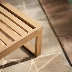 alinea Transat Et Chaise Longue*Bain de soleil en eucalyptus FSC - Bois clair