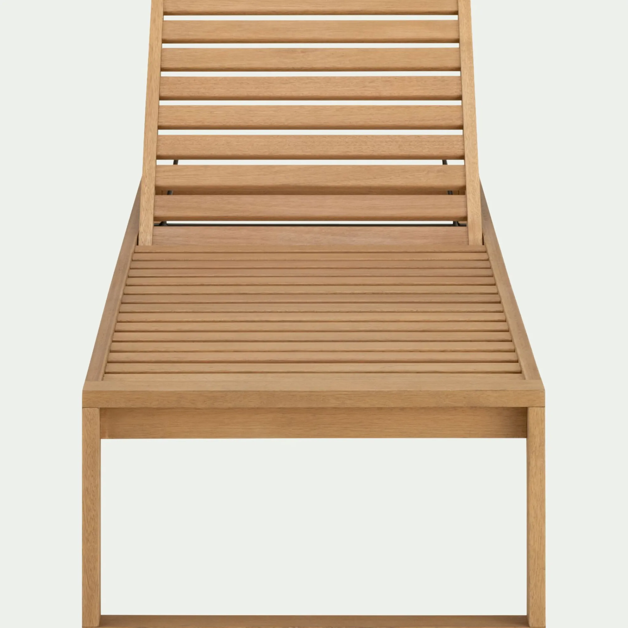 alinea Transat Et Chaise Longue*Bain de soleil en eucalyptus FSC - Bois clair