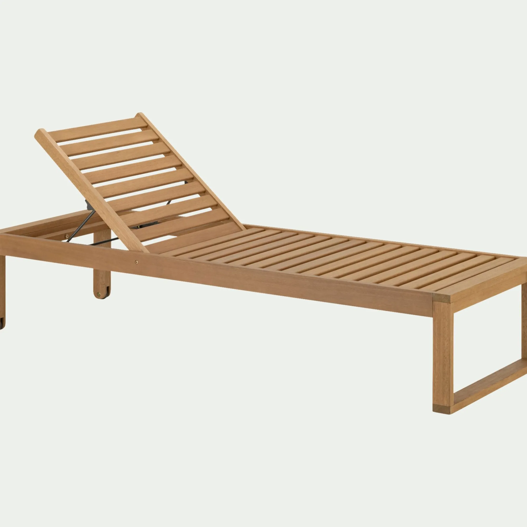 alinea Transat Et Chaise Longue*Bain de soleil en eucalyptus FSC - Bois clair