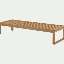 alinea Transat Et Chaise Longue*Bain de soleil en eucalyptus FSC - Bois clair