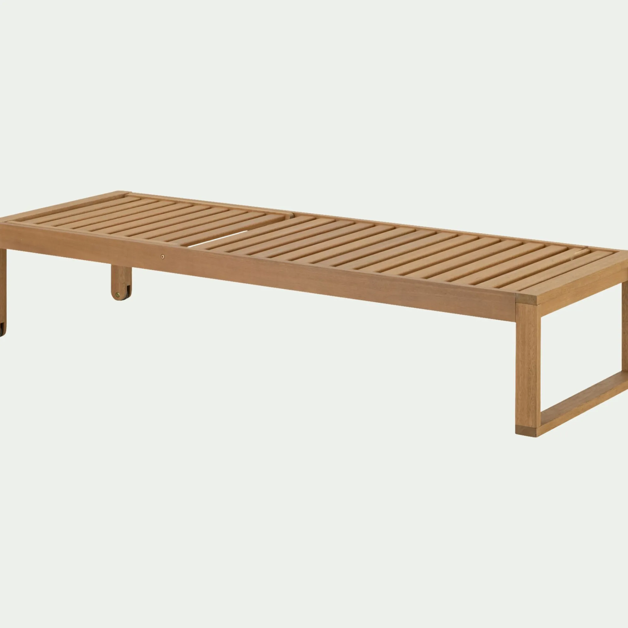 alinea Transat Et Chaise Longue*Bain de soleil en eucalyptus FSC - Bois clair