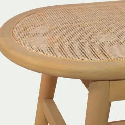 alinea Tabouret*Banc oval en acajou L150cm - Bois clair