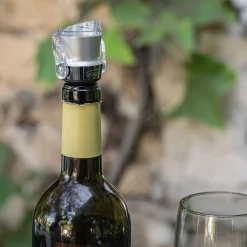 alinea Accessoire Vin*Bec verseur et bouchon en plastique - argenté