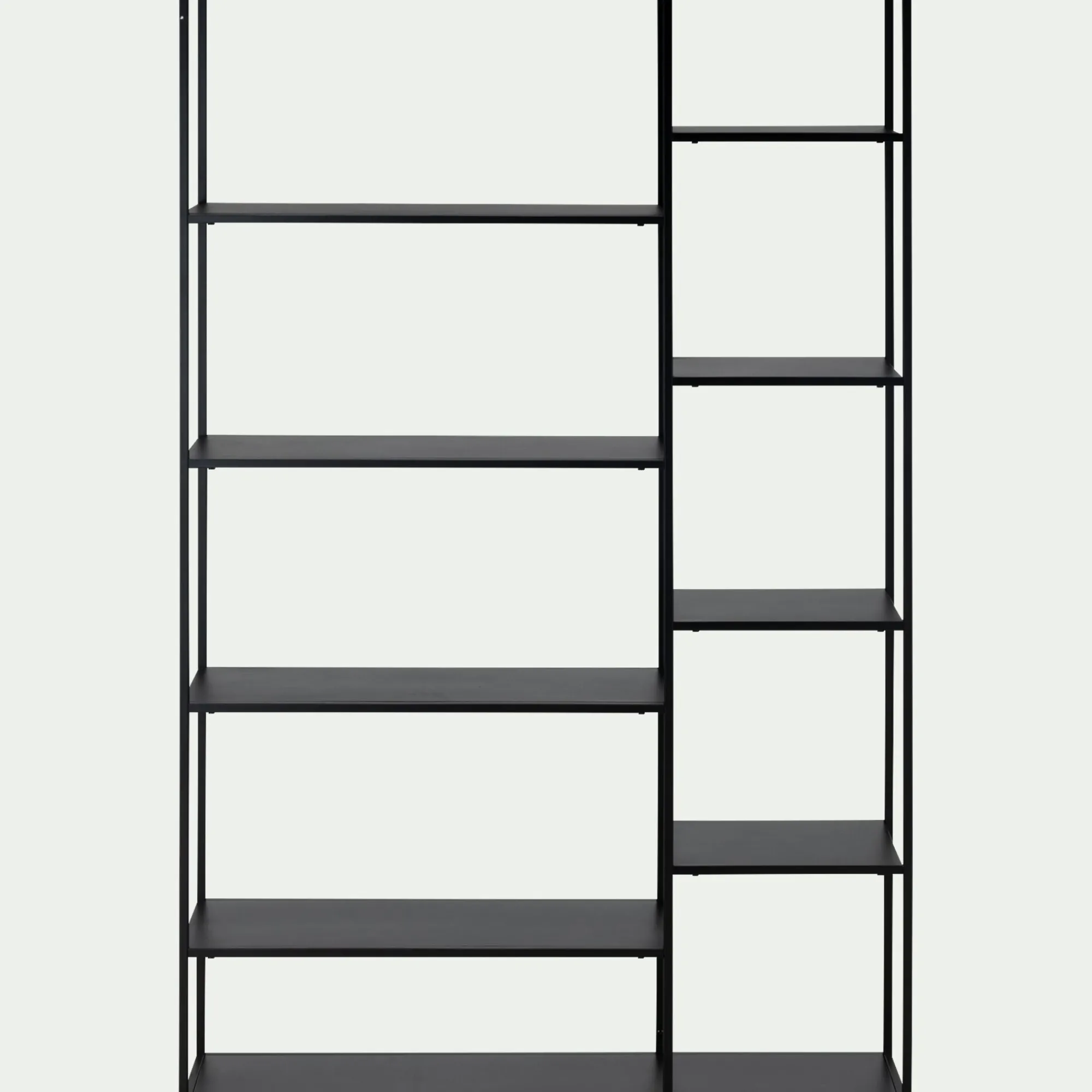 alinea Bibliothèque Et Étagère*Bibliothèque en acier - Noir