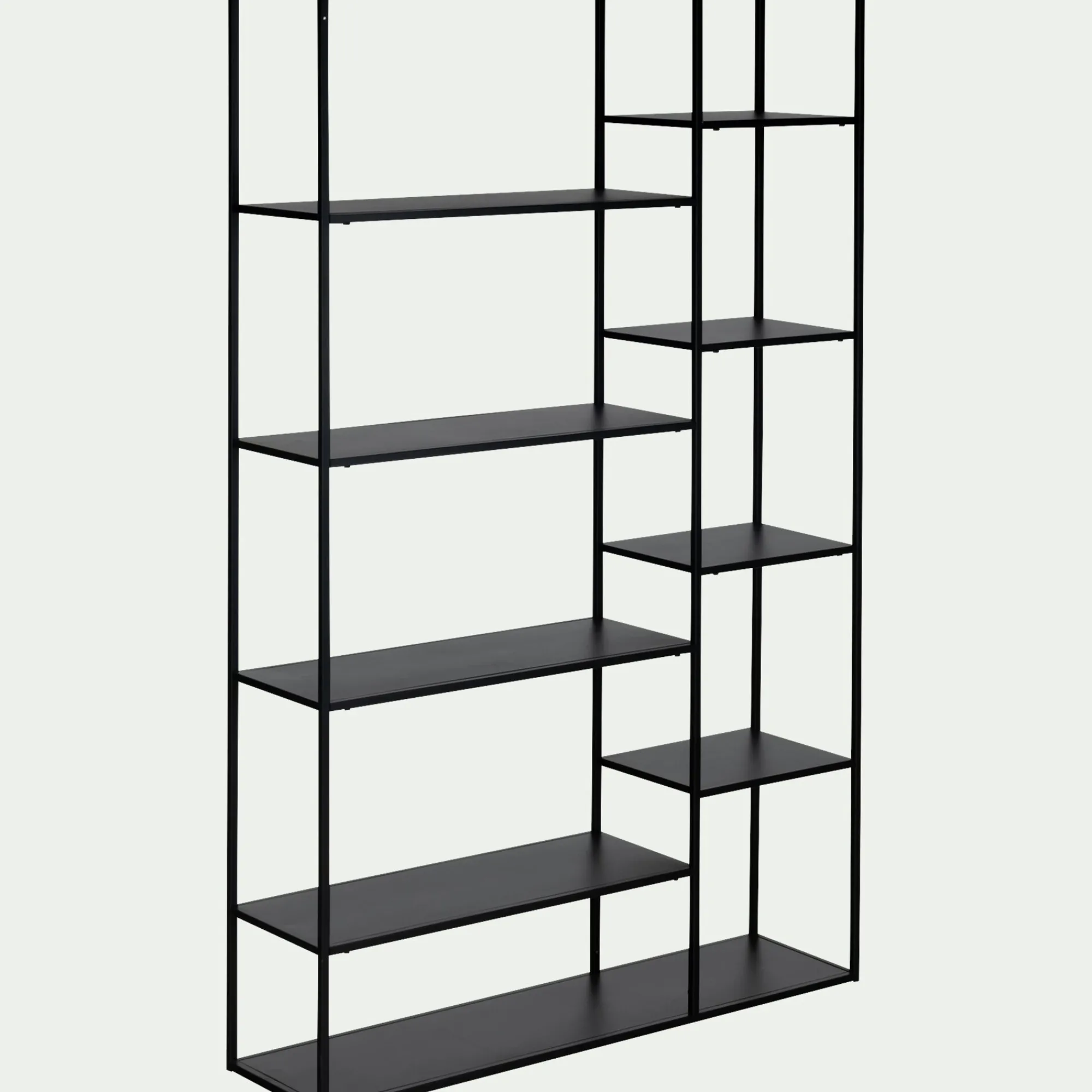 alinea Bibliothèque Et Étagère*Bibliothèque en acier - Noir