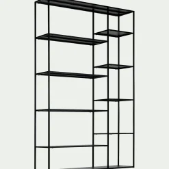 alinea Bibliothèque Et Étagère*Bibliothèque en acier - Noir