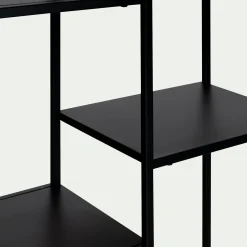 alinea Bibliothèque Et Étagère*Bibliothèque en acier - Noir