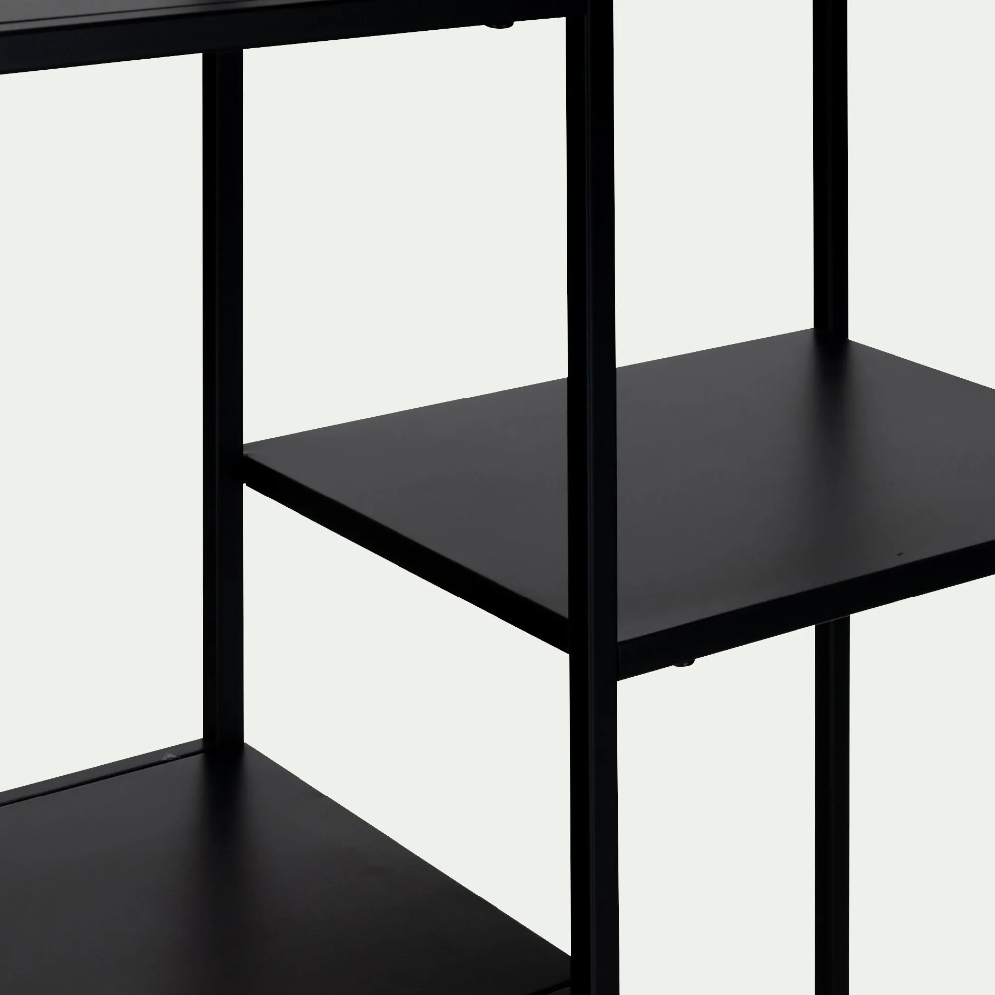 alinea Bibliothèque Et Étagère*Bibliothèque en acier - Noir