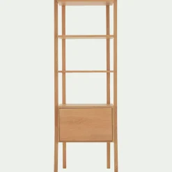 alinea Bibliothèque Et Étagère*Bibliothèque en bois de chêne H192xL68cm - Bois clair