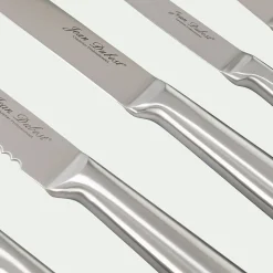 alinea Couteau De Cuisine*Bloc de 5 couteaux en bambou et inox - Naturel