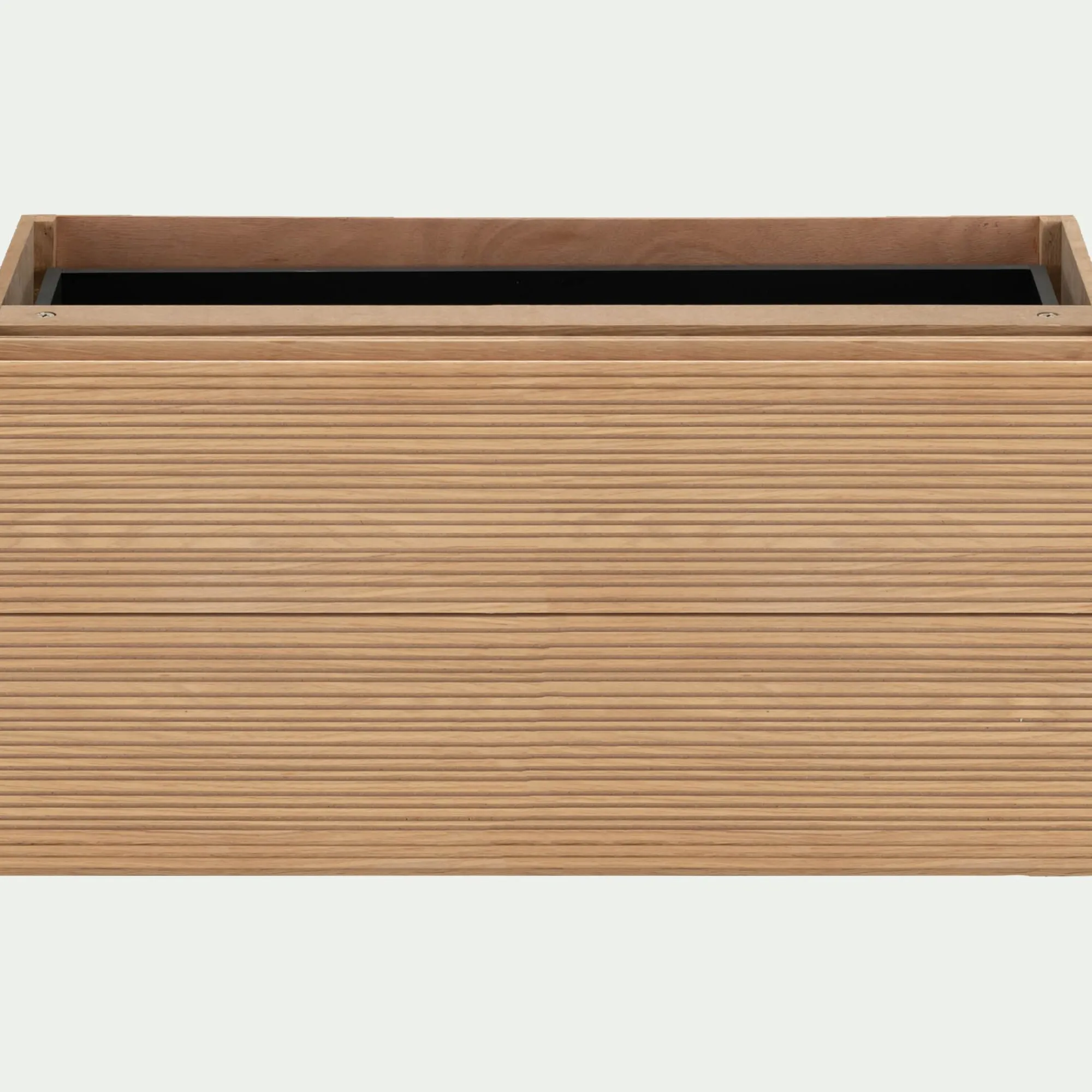 alinea Rangement À Composer*Bloc de 2 grands tiroirs en chêne strié L82cm - Bois clair