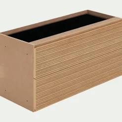 alinea Rangement À Composer*Bloc de 2 grands tiroirs en chêne strié L82cm - Bois clair