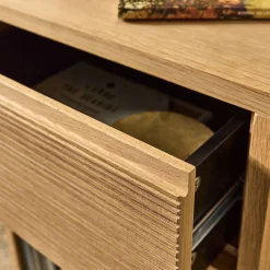 alinea Rangement À Composer*Bloc de 1 tiroir en chêne strié L40cm - Bois clair
