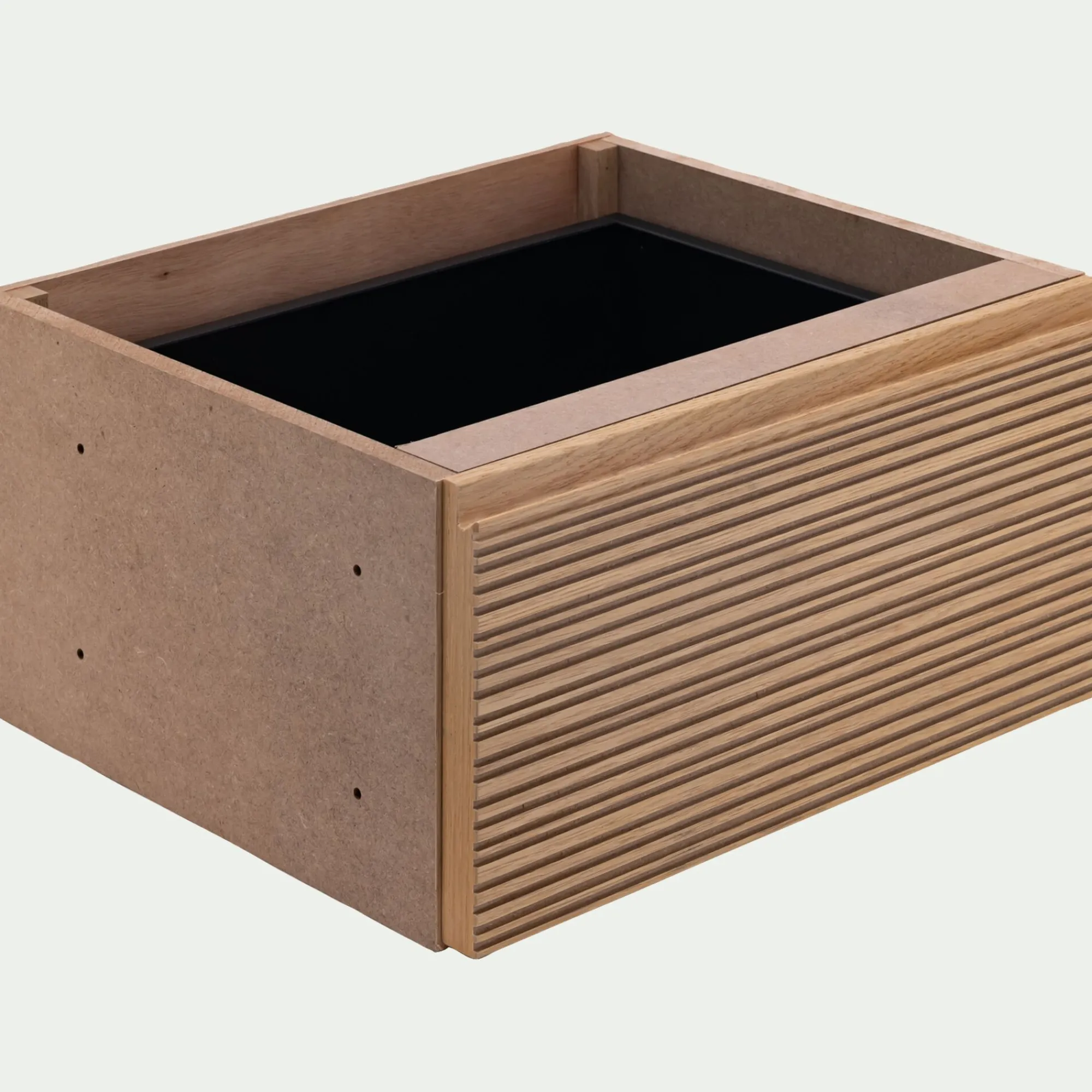 alinea Rangement À Composer*Bloc de 1 tiroir en chêne strié L40cm - Bois clair