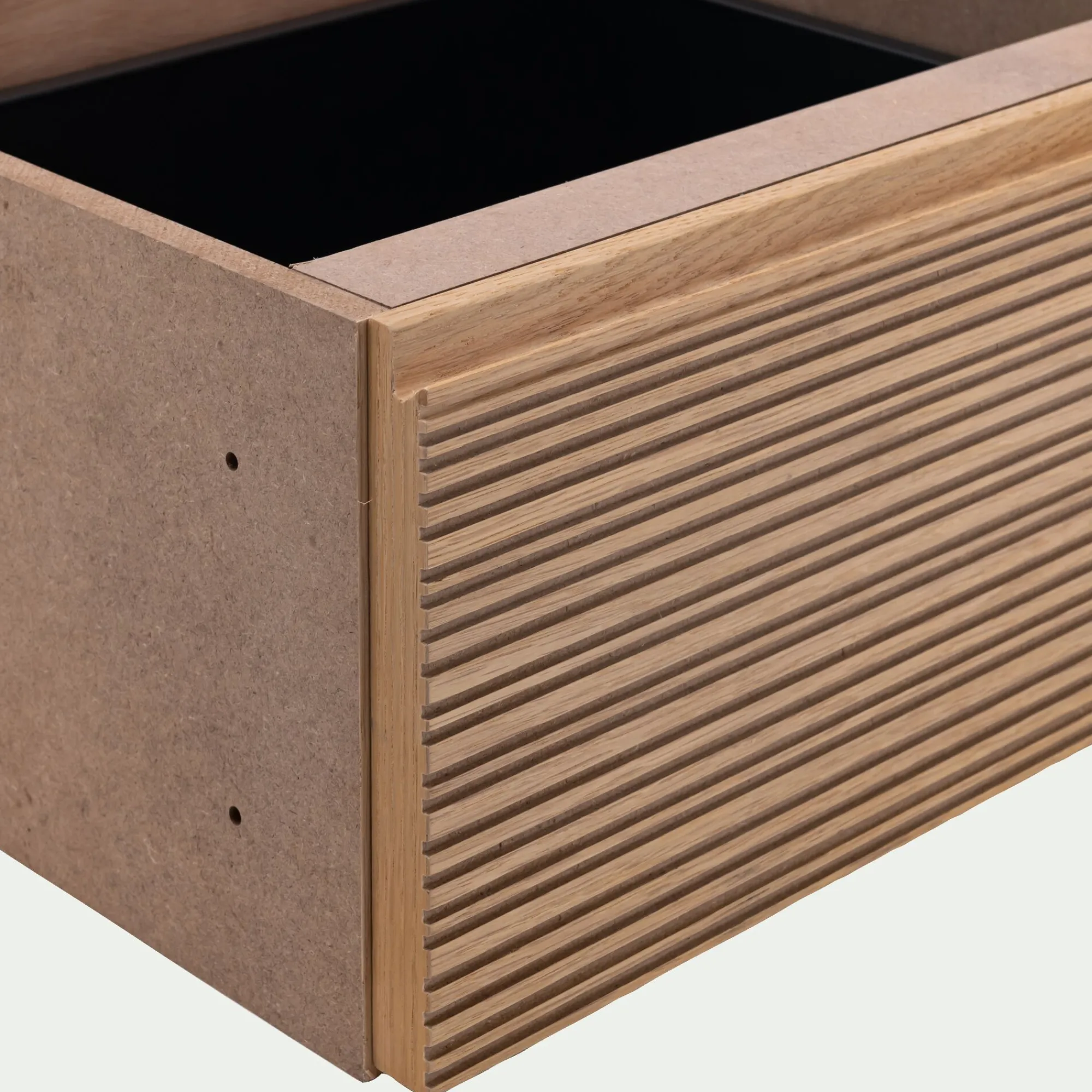 alinea Rangement À Composer*Bloc de 1 tiroir en chêne strié L40cm - Bois clair