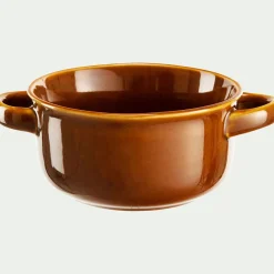 alinea Vaisselle Petit Déjeuner|Bol*Bol à soupe avec anse D13,5cm - brun rustrel Marron