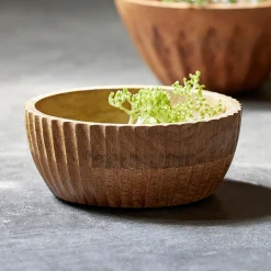 alinea Vaisselle Petit Déjeuner|Bol*Bol en bois de manguier D13cm - bois clair Naturel