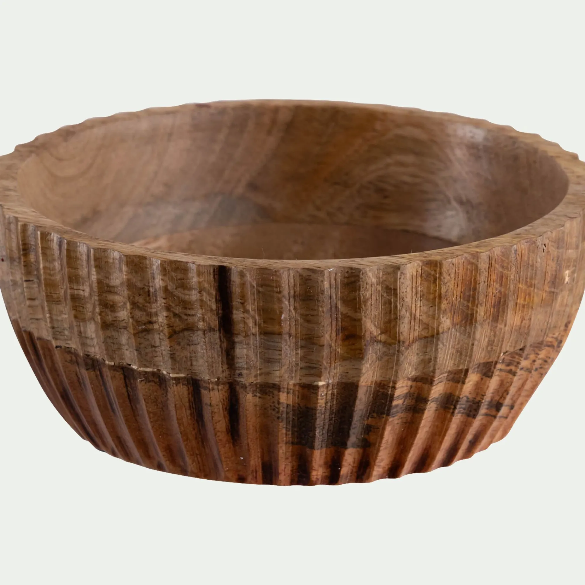 alinea Vaisselle Petit Déjeuner|Bol*Bol en bois de manguier D13cm - bois clair Naturel