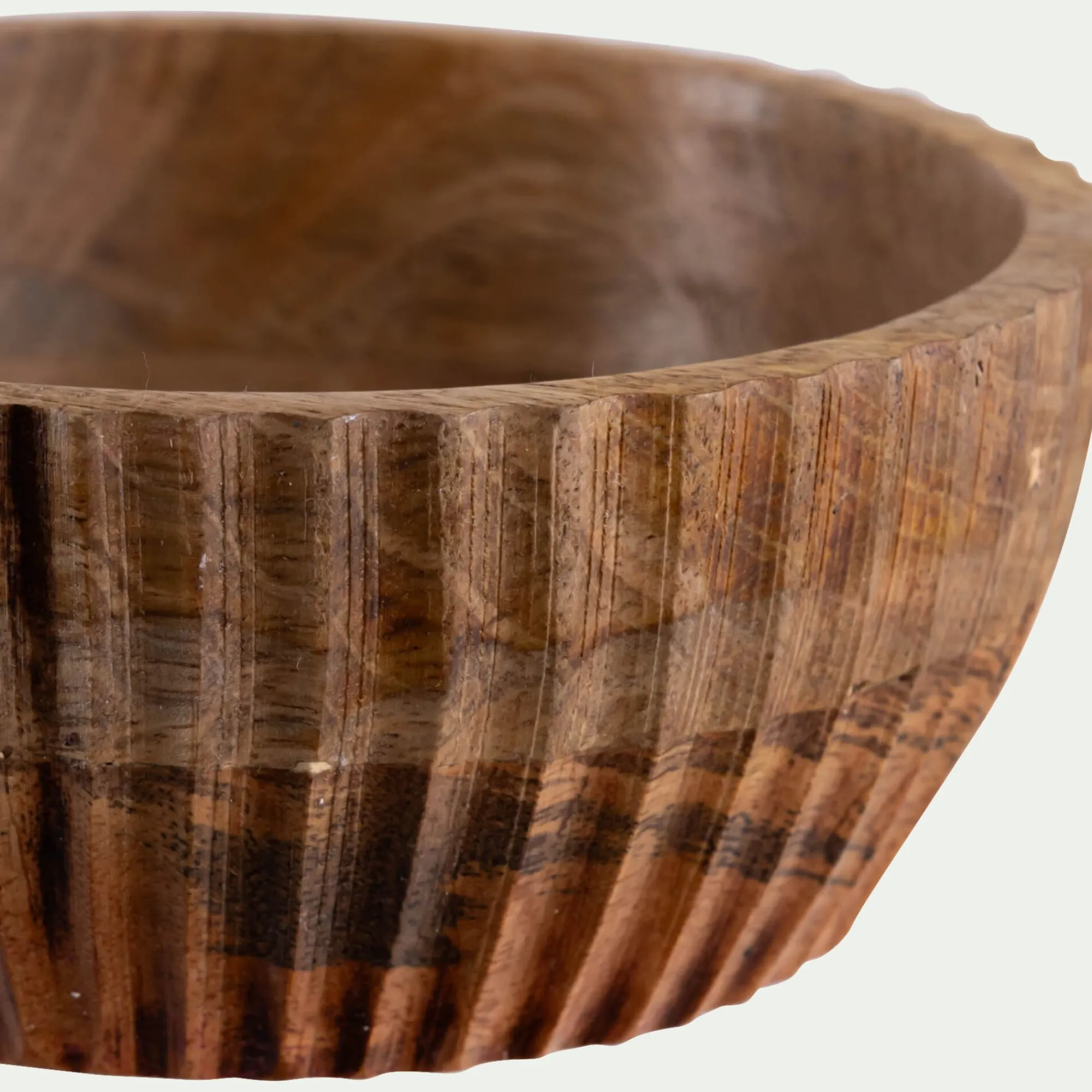 alinea Vaisselle Petit Déjeuner|Bol*Bol en bois de manguier D13cm - bois clair Naturel