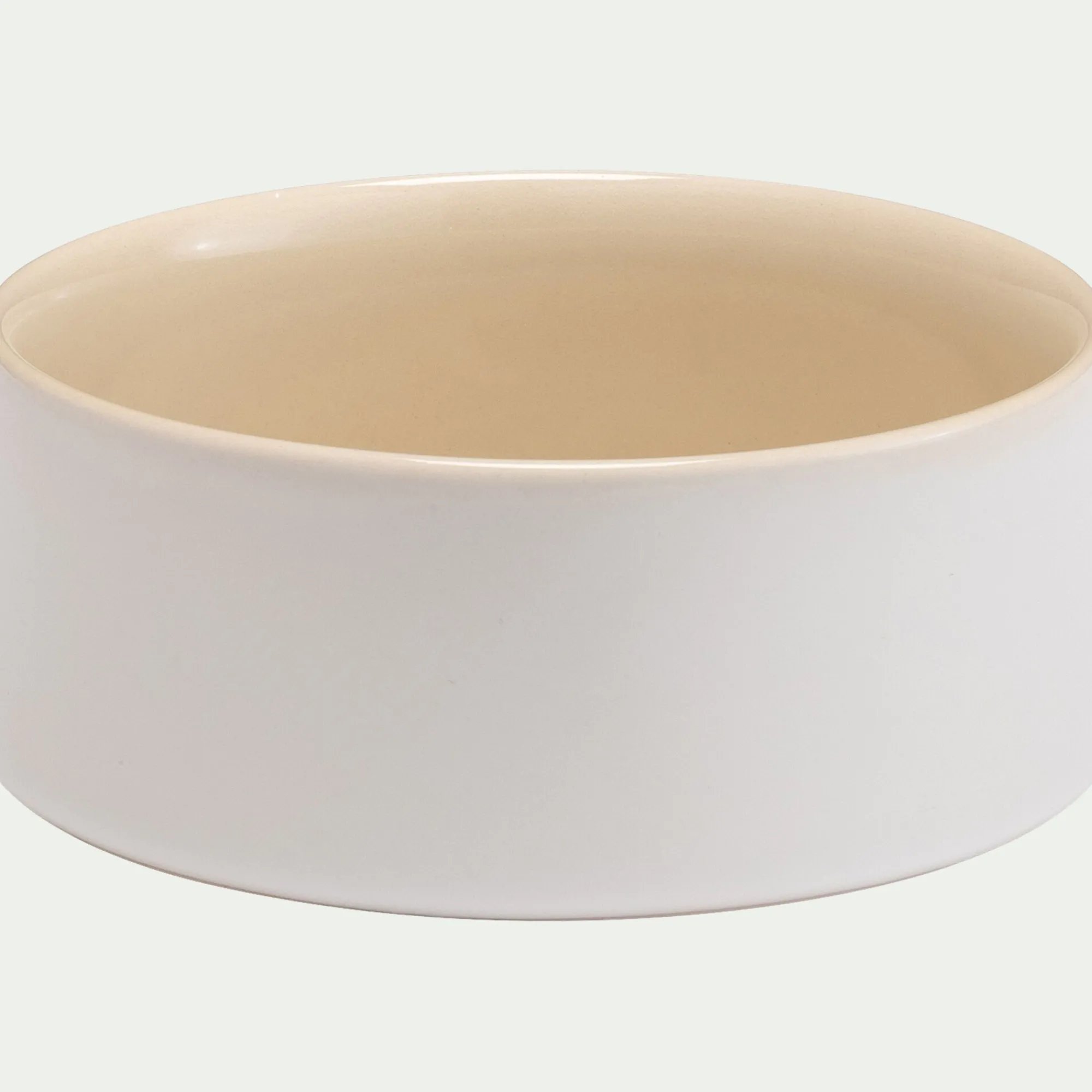 alinea Vaisselle Petit Déjeuner|Bol*Bol en grès D14cm - Blanc