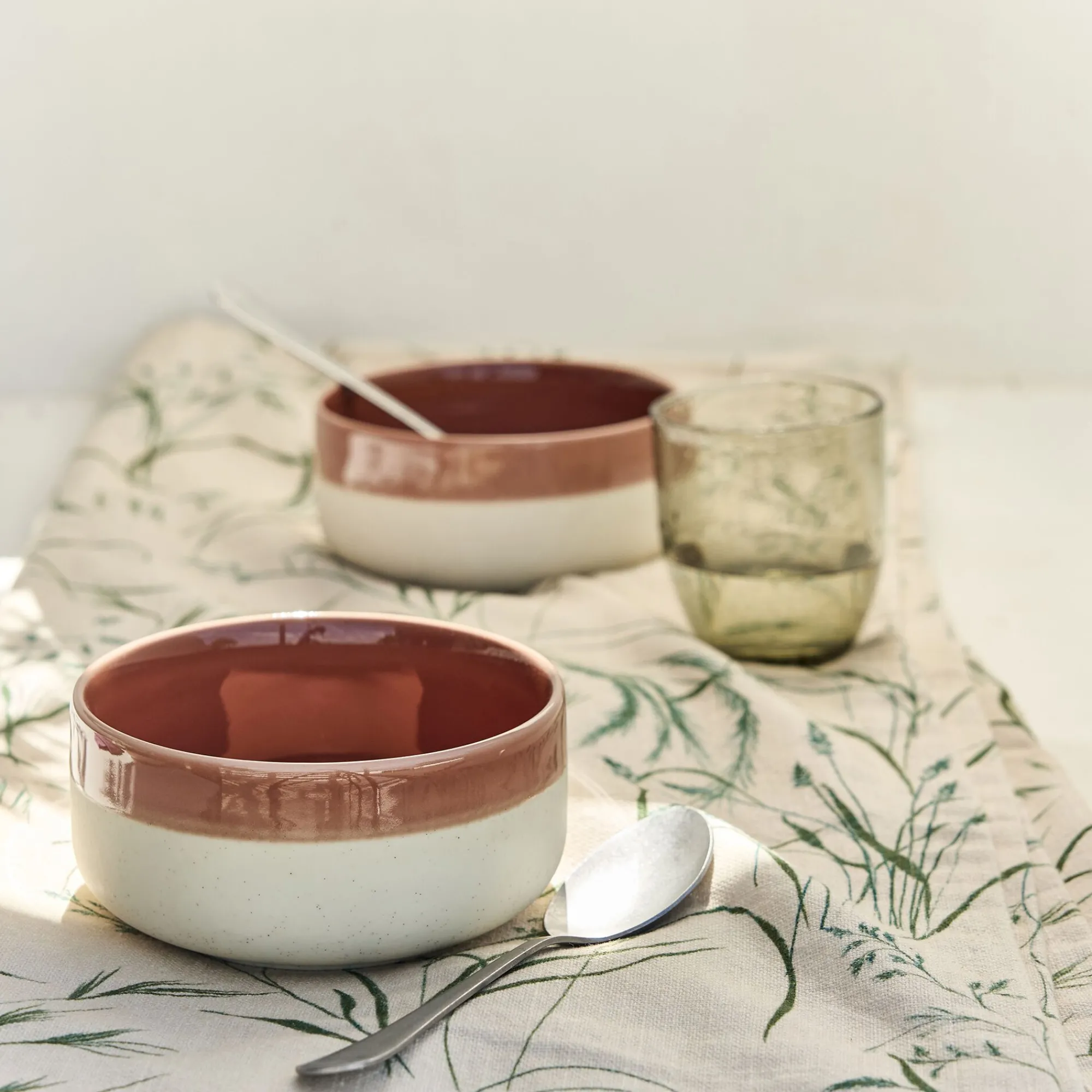 alinea Vaisselle Petit Déjeuner|Bol*Bol en grès D14,5cm - terracotta Marron