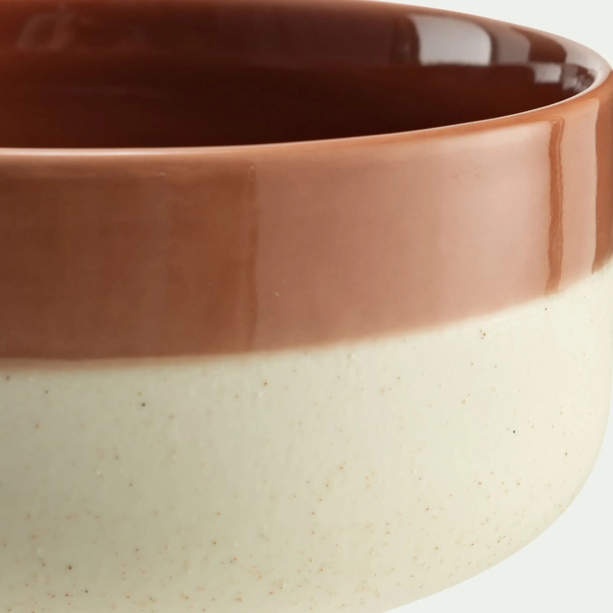 alinea Vaisselle Petit Déjeuner|Bol*Bol en grès D14,5cm - terracotta Marron