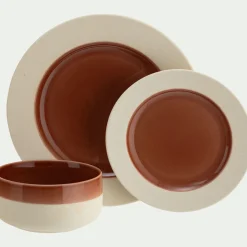 alinea Vaisselle Petit Déjeuner|Bol*Bol en grès D14,5cm - terracotta Marron