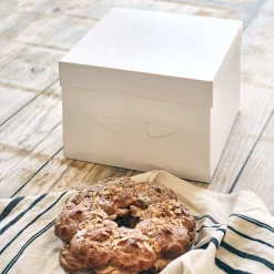 alinea Ustensile Pour Pâtisserie*Boîte pâtissière L25,4xl25,4xH20cm - Blanc