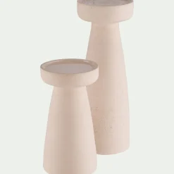 alinea Bougeoir*Bougeoir en grès D11,5xH22cm - beige