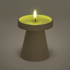 alinea Bougie*Bougie à LED D9xH10cm - sable Beige
