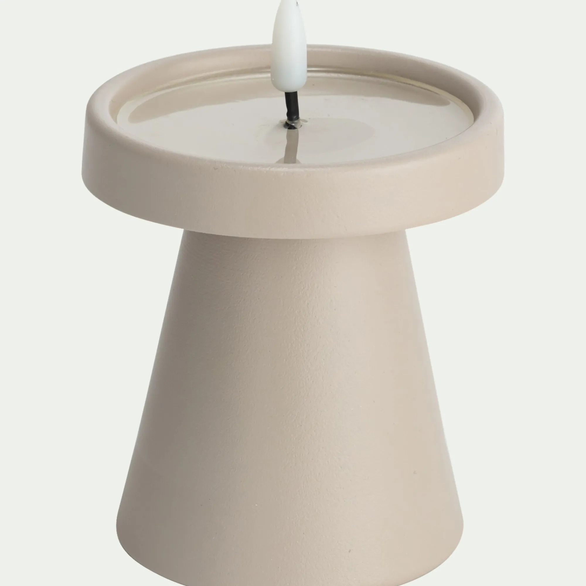 alinea Bougie*Bougie à LED D9xH10cm - sable Beige