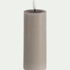 alinea Bougie|Bougie Et Photophore De Noël*Bougie à LED D5XH12,5cm - Taupe