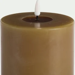alinea Bougie|Bougie Et Photophore De Noël*Bougie à LED D10XH15cm - Vert