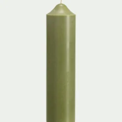 alinea Bougie|Bougie Et Photophore De Noël*Bougie cylindrique H20cm - vert