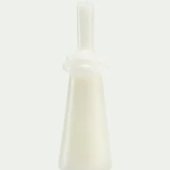 alinea Bougie*Bougie déco contemporaine H28,5cm - Blanc