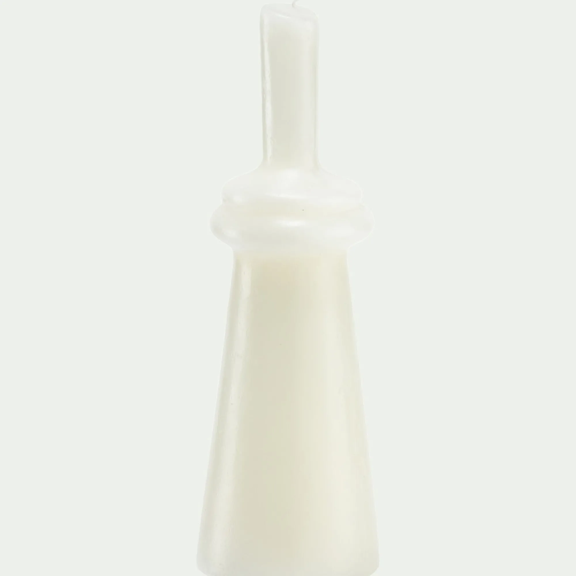 alinea Bougie*Bougie déco contemporaine H28,5cm - Blanc