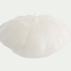 alinea Bougie*Bougie fleur D14,5cm - Blanc