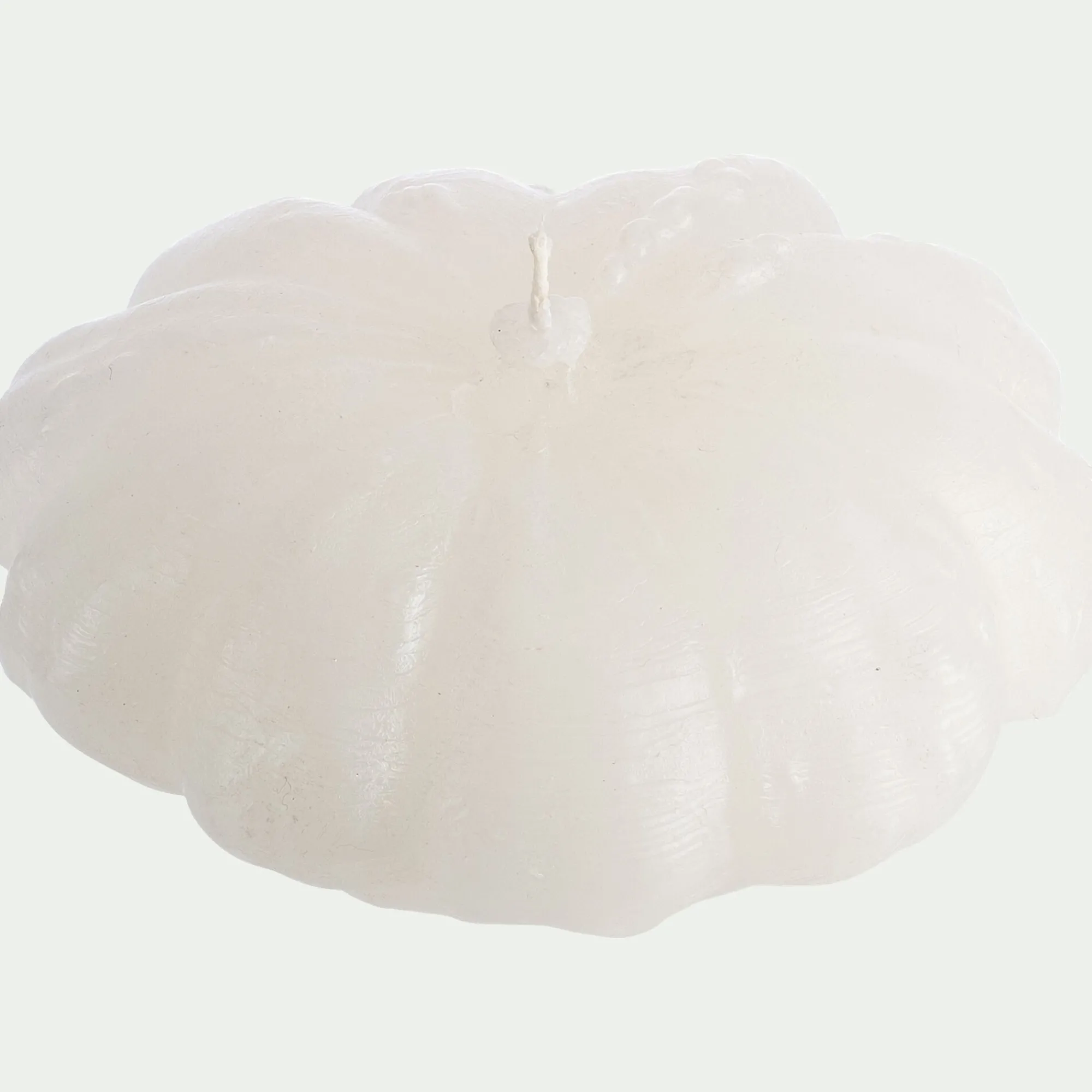 alinea Bougie*Bougie fleur D14,5cm - Blanc