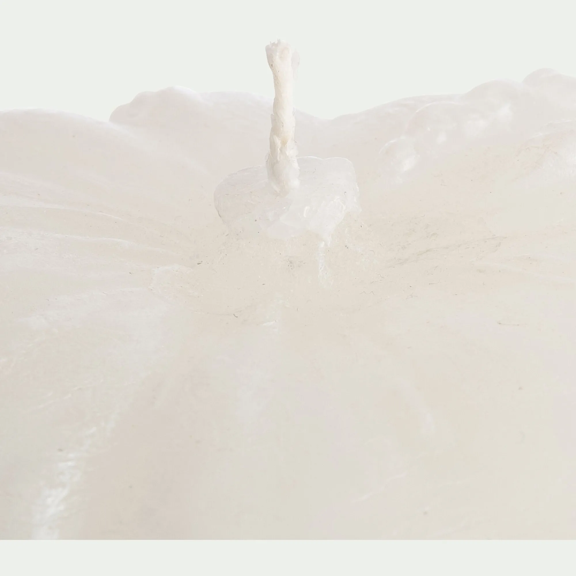 alinea Bougie*Bougie fleur D14,5cm - Blanc