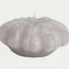 alinea Bougie*Bougie fleur D14,5cm - gris