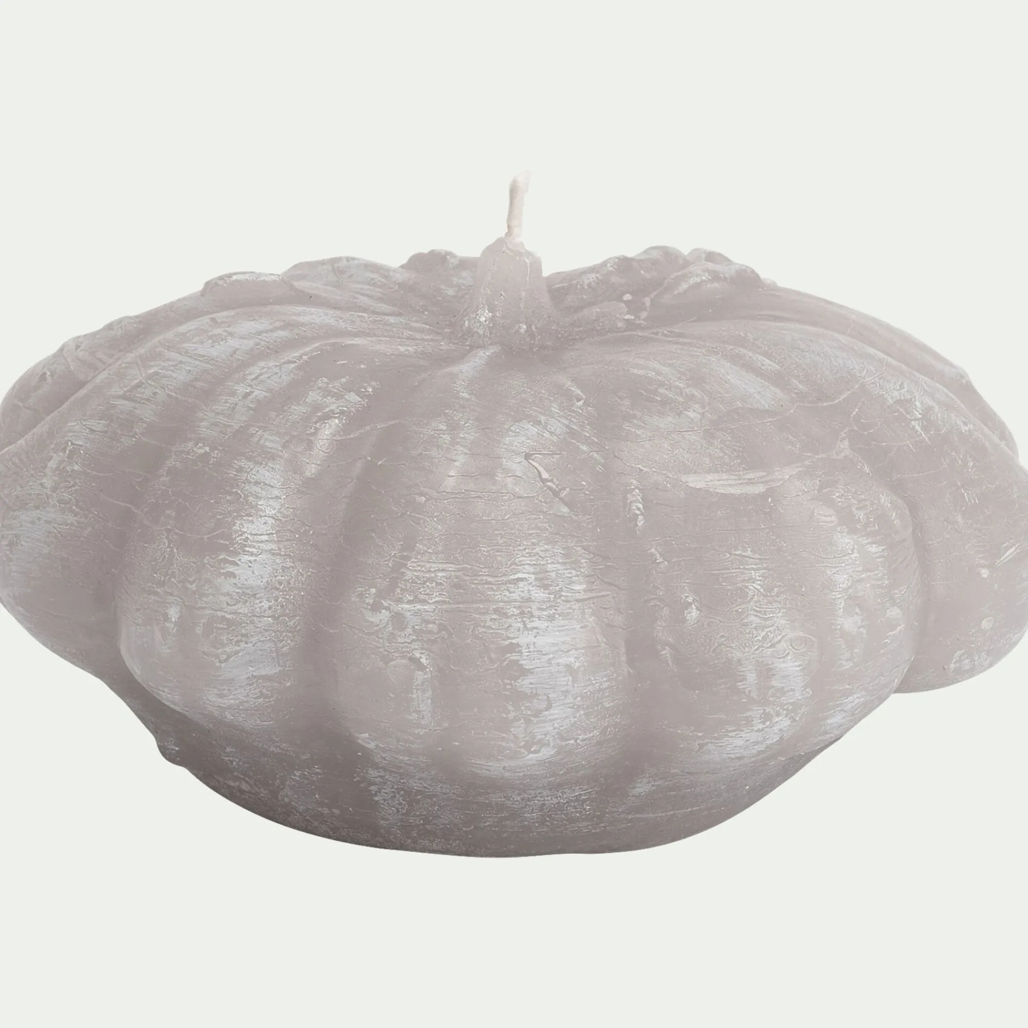 alinea Bougie*Bougie fleur D14,5cm - gris