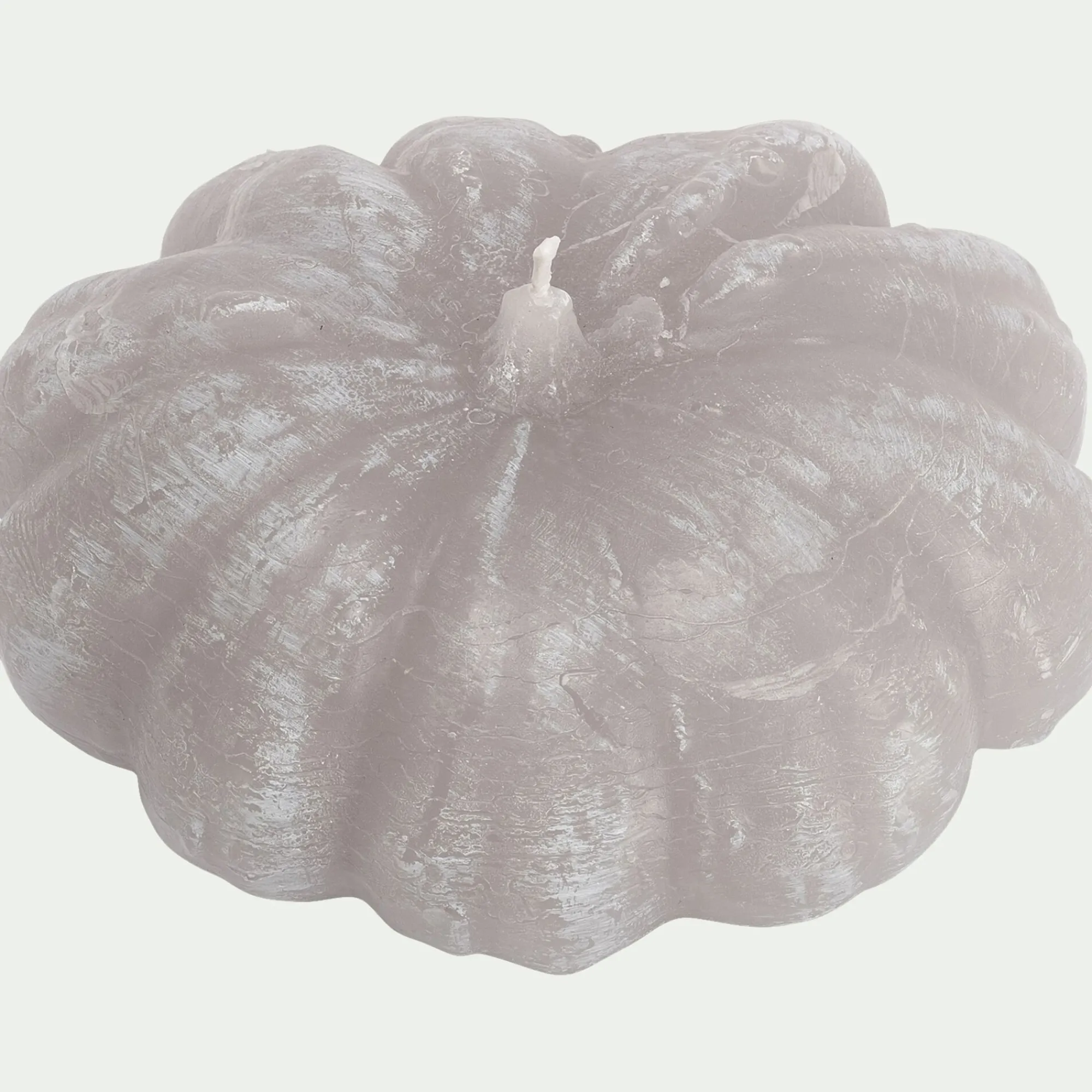 alinea Bougie*Bougie fleur D14,5cm - gris