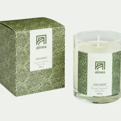 alinea Bougie*Bougie parfumée senteur Amande 160g